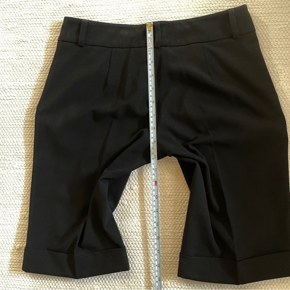 Odds N Evens Black Flat Front Knee Length Cuff Short Pants Size 3 - Picture 7 of 9